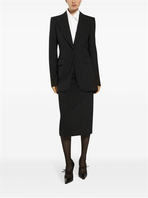 Pinstripe midi skirt DOLCE & GABBANA | F4CS8TFRBDKS8051